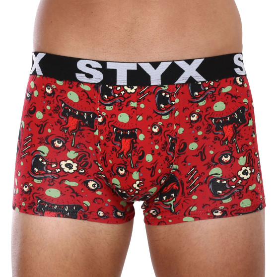 3PACK Vyriški boksininkų šortai Styx menas sporto guma oversized (3R12914)