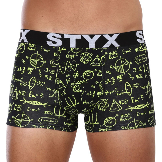 3PACK Vyriški boksininkų šortai Styx menas sporto guma oversized (3R12672)