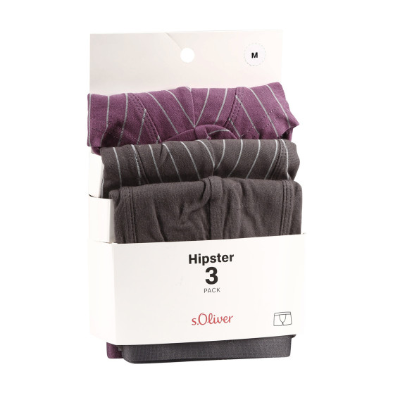 3PACK Vyriški boksininko šortai S.Oliver multicolour (NH-40H-83934721)