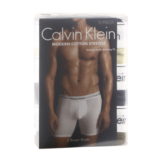 3PACK Vyriški boksininko šortai Calvin Klein daugiaspalviai (NB2381A-GW2)