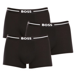 3PACK Vyriški boksininko šortai BOSS juodi (50510687 001)