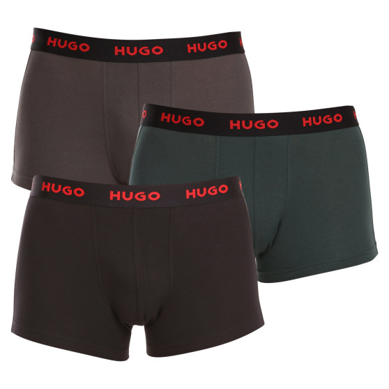 3PACK Vyriški boksininko šortai HUGO daugiaspalviai (50469766 303)