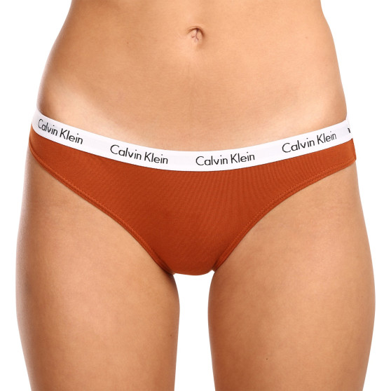 3PACK Moteriškos kelnaitės Calvin Klein multicolour (QD5146E-HVT)