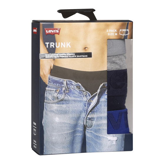 3PACK Vyriški boksininko šortai Levis daugiaspalviai (905042001 022)