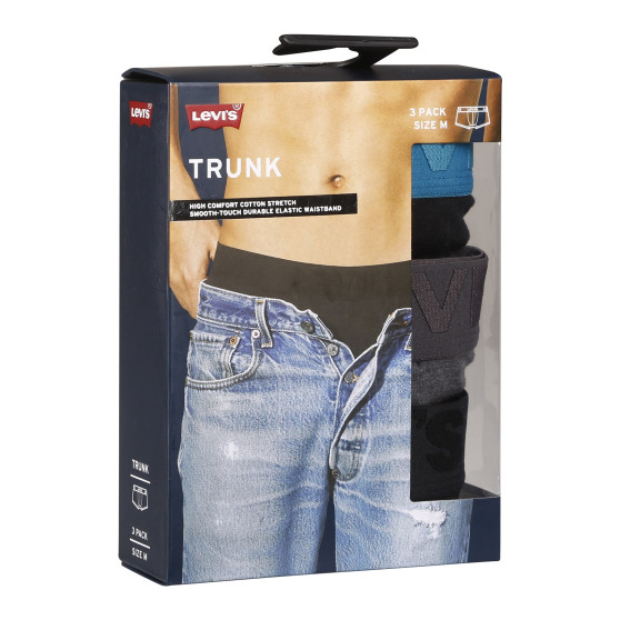 3PACK Vyriški boksininko šortai Levis daugiaspalviai (905042001 023)