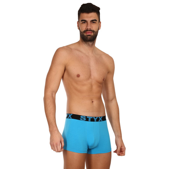 3PACK Vyriški boksininko šortai Styx sportiniai elastiniai oversized daugiaspalviai (3R10379)