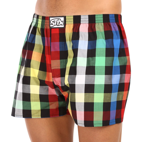 Vyriški šortai Styx classic rubber oversized multicolour (E1012)