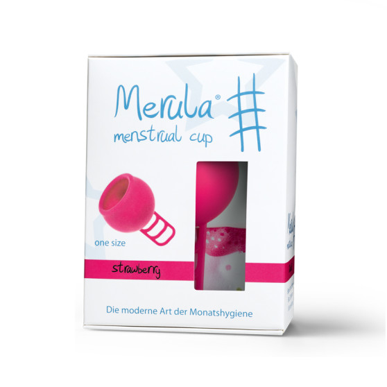 Menstruacinis puodelis Merula Cup Strawberry (MER001)