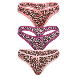 3PACK Moteriškos tamprės Fine woman multicolour (808-B)