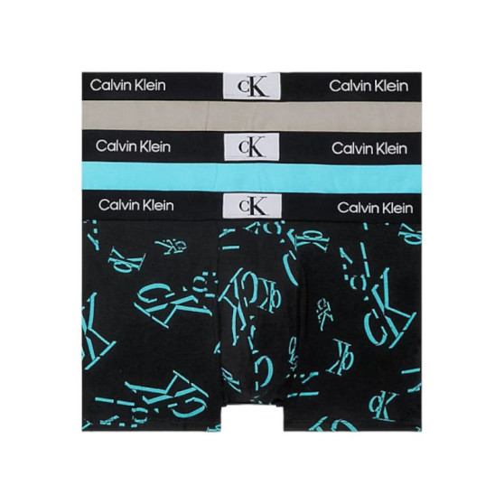 3PACK Vyriški boksininko šortai Calvin Klein daugiaspalviai (NB3528E-I0Q)