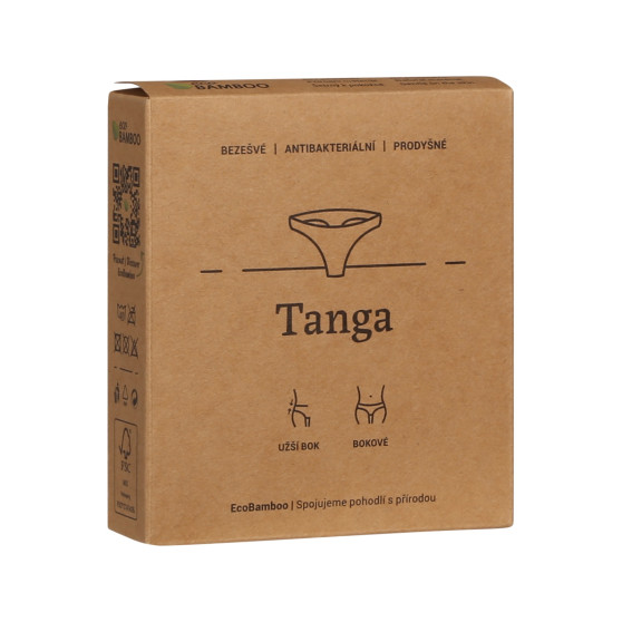 Moteriškos tamprės Gina bamboo beige (05013)