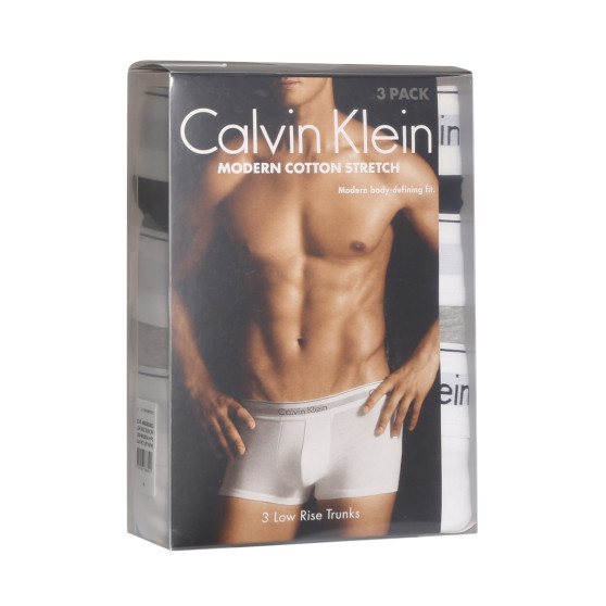 3PACK Vyriški boksininko šortai Calvin Klein juodi (NB1085A-MP1)