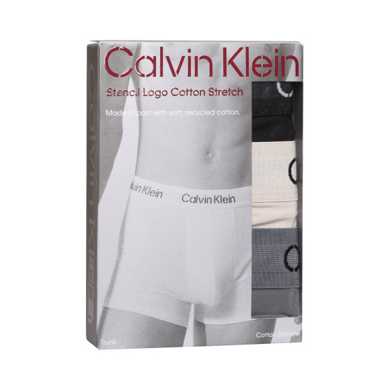 3PACK Vyriški boksininko šortai Calvin Klein daugiaspalviai (NB3709A-FZ6)