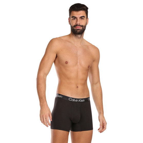 3PACK Vyriški boksininko šortai Calvin Klein juodi (NB2971A-7VI)