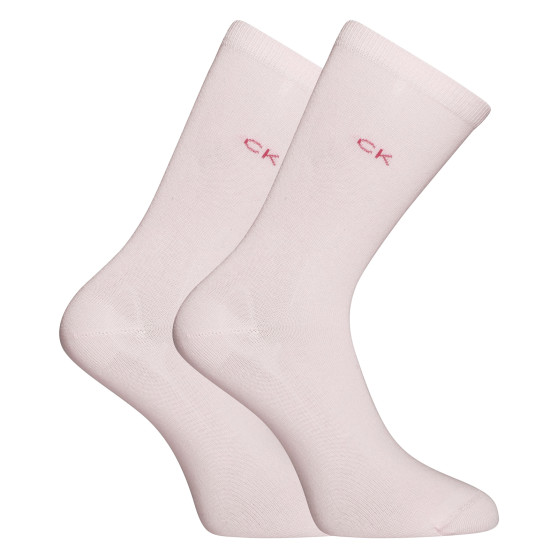 2PACK Moteriškos kojinės Calvin Klein high multicolour (701218769 003)