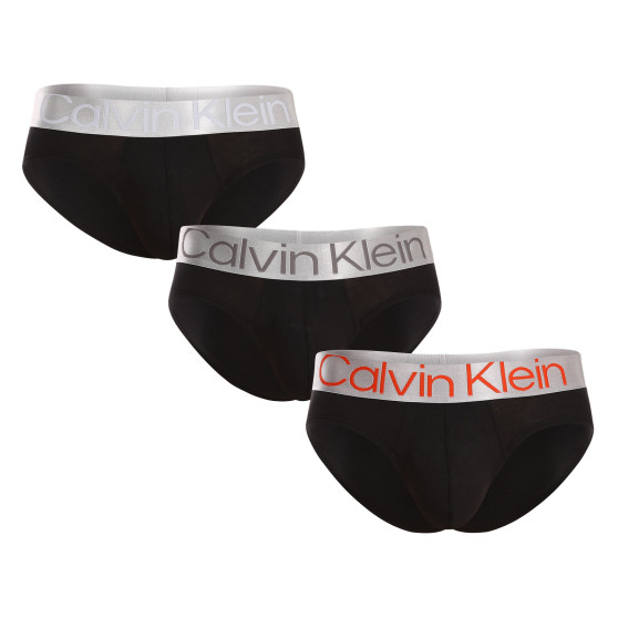 3PACK Vyriškos kelnaitės Calvin Klein juodos (NB3129A-GTB)