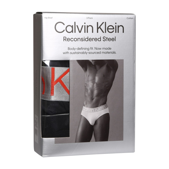 3PACK Vyriškos kelnaitės Calvin Klein juodos (NB3129A-GTB)