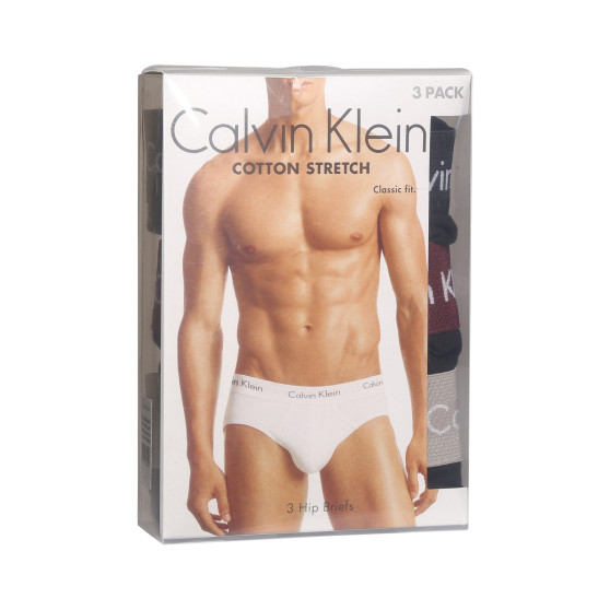 3PACK Vyriškos kelnaitės Calvin Klein juodos (U2661G-H54)