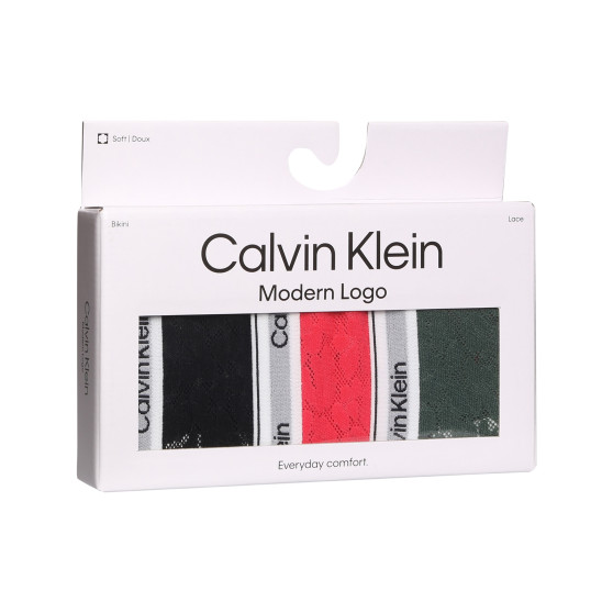 3PACK Moteriškos kelnaitės Calvin Klein multicolour (QD5069E-GP6)