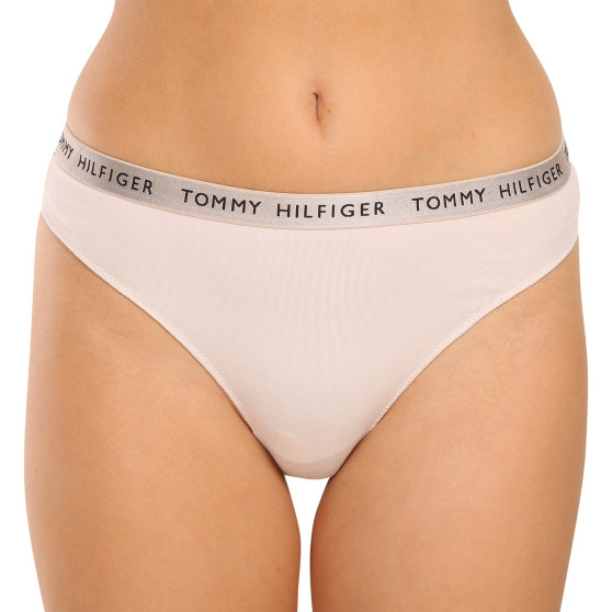 3PACK Moteriški stringai Tommy Hilfiger multicolour (UW0UW04889 0R1)