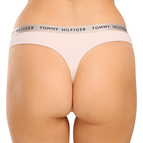 3PACK Moteriški stringai Tommy Hilfiger multicolour (UW0UW04889 0R1)