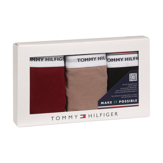 3PACK Moteriški stringai Tommy Hilfiger multicolour (UW0UW04894 0R3)