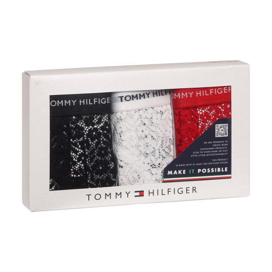 3PACK Moteriški stringai Tommy Hilfiger multicolour (UW0UW04896 0X0)