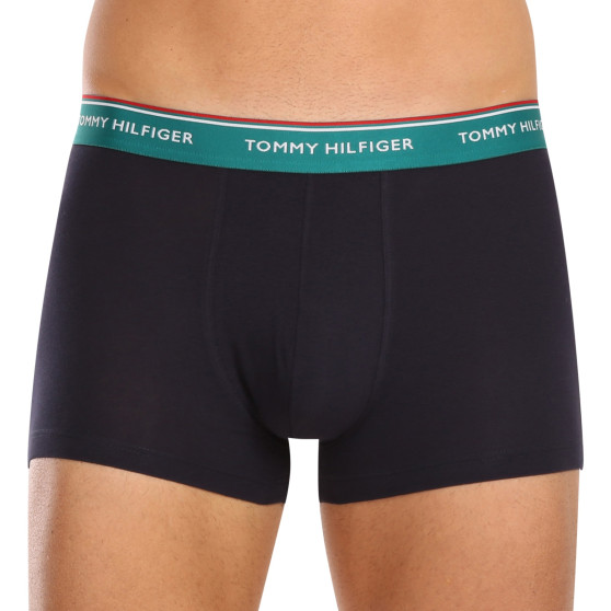 3PACK Vyriški boksininko šortai Tommy Hilfiger tamsiai mėlyni (UM0UM01642 0UK)