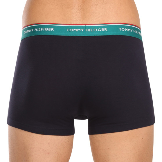 3PACK Vyriški boksininko šortai Tommy Hilfiger tamsiai mėlyni (UM0UM01642 0UK)