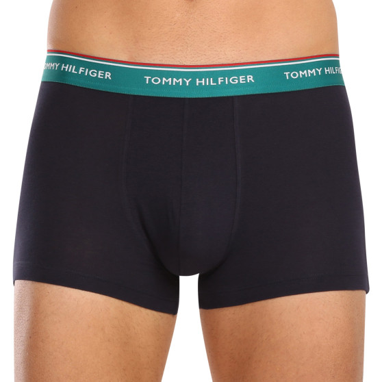 3PACK Vyriški boksininko šortai Tommy Hilfiger tamsiai mėlyni (UM0UM01642 0UK)