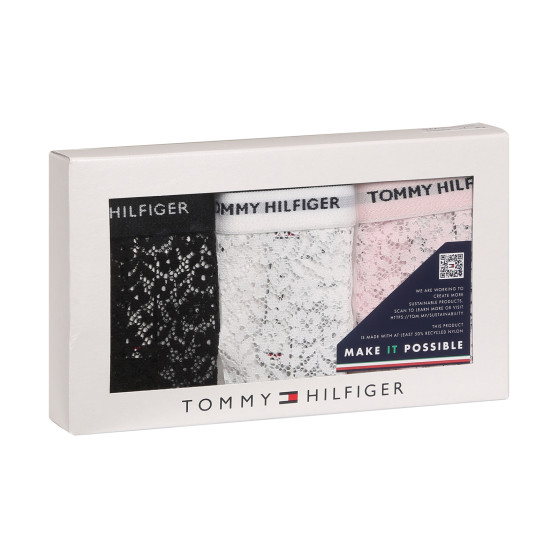 3PACK Moteriški stringai Tommy Hilfiger multicolour (UW0UW04896 0SK)