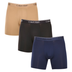 3PACK Vyriški boksininko šortai Calvin Klein daugiaspalviai (NB2570A-KM1)