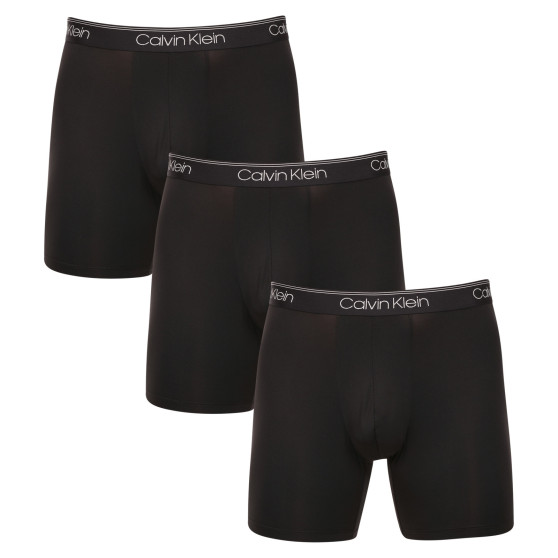 3PACK Vyriški boksininko šortai Calvin Klein juodi (NB2570A-UB1)