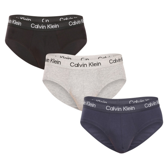 3PACK Vyriškos kelnaitės Calvin Klein multicolour (NB3704A-KDX)