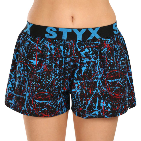 3PACK Moteriški šortai Styx art sports rubber multicolour (3T13603)