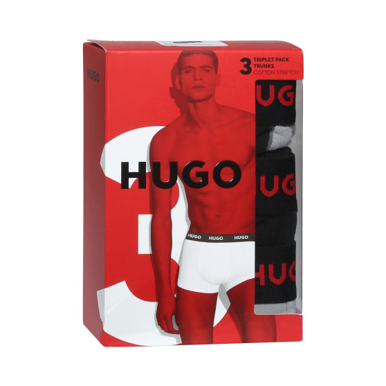 3PACK Vyriški boksininko šortai HUGO daugiaspalviai (50480170 039)