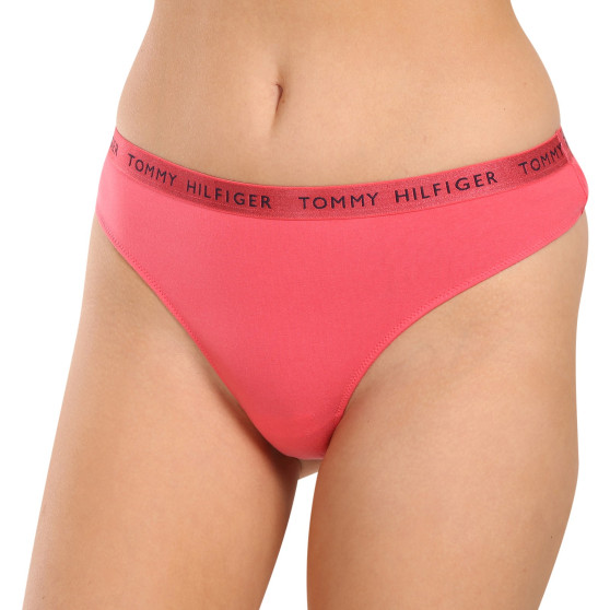 3PACK Moteriški stringai Tommy Hilfiger multicolour (UW0UW04889 0V5)