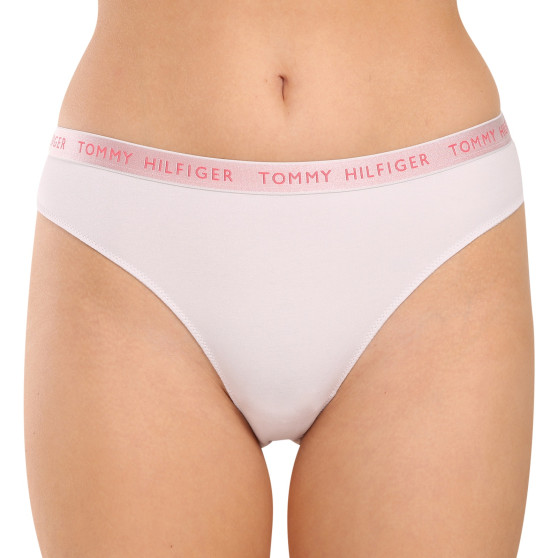 3PACK Moteriški stringai Tommy Hilfiger multicolour (UW0UW04889 0V5)