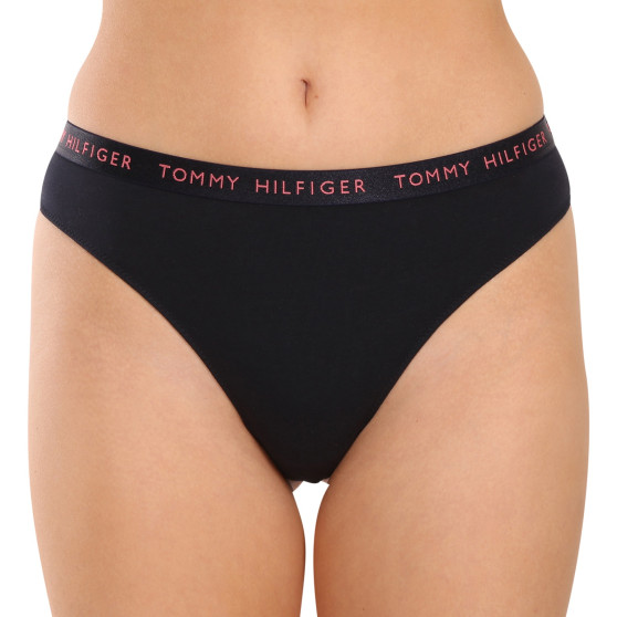 3PACK Moteriški stringai Tommy Hilfiger multicolour (UW0UW04889 0V5)