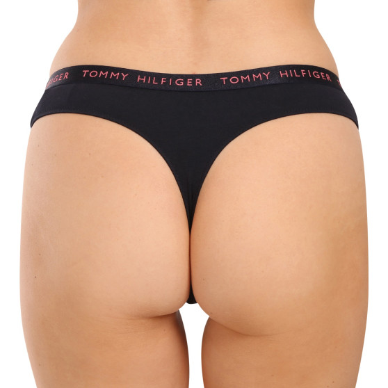 3PACK Moteriški stringai Tommy Hilfiger multicolour (UW0UW04889 0V5)