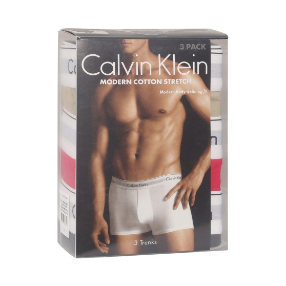 3PACK Vyriški boksininko šortai Calvin Klein daugiaspalviai (NB2380A-GW5)