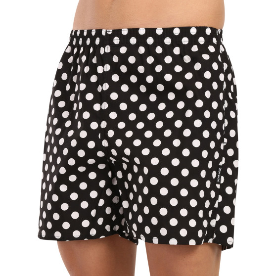 Vyriški namų šortai su kišenėmis Styx polka dots (D1650)