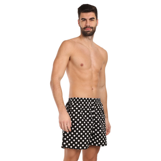 Vyriški namų šortai su kišenėmis Styx polka dots (D1650)