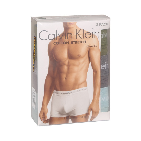 3PACK Vyriški boksininko šortai Calvin Klein daugiaspalviai (U2664G-H5M)