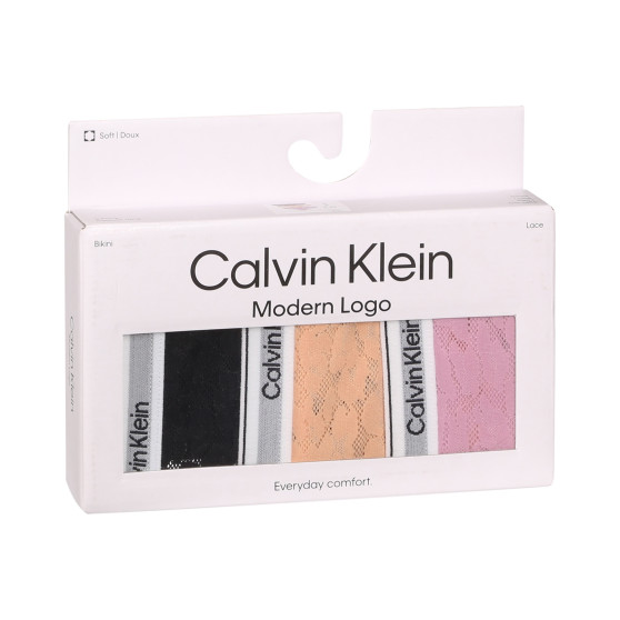 3PACK Moteriškos kelnaitės Calvin Klein multicolour (QD5069E-GP9)