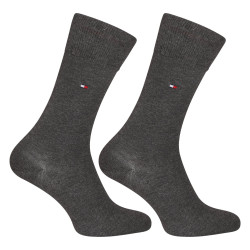 2PACK vyriškos kojinės Tommy Hilfiger high grey (371111 030)