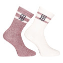 2PACK Moteriškos kojinės Tommy Hilfiger high multicolour (701225399 001)