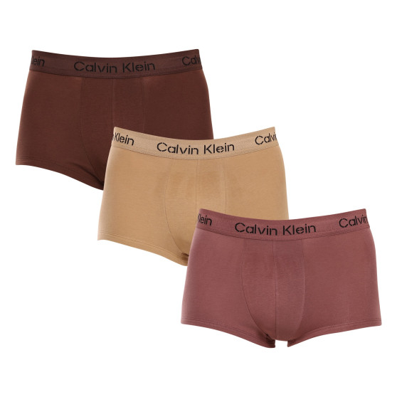 3PACK Vyriški boksininko šortai Calvin Klein daugiaspalviai (NB3705A-GN1)