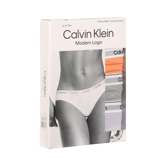 3PACK Moteriškos kelnaitės Calvin Klein multicolour (QD5207E-NPA)