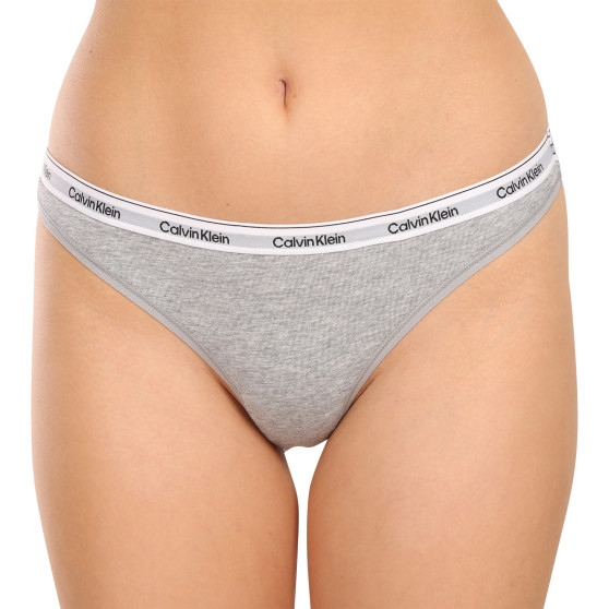 3PACK Moteriški stringai Calvin Klein multicolour (QD5209E-NPA)